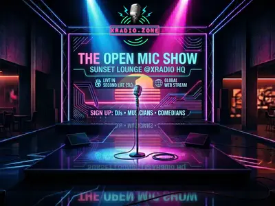 STEP UP TO THE MIC: XRadio Launches New Open Mic Show!