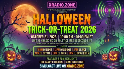 Spooktacular Vibes Await: Join the XRadio Halloween Trick-Or-Treat 2026!